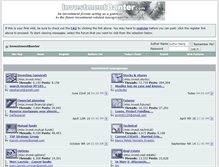 Tablet Screenshot of investmentbanter.com